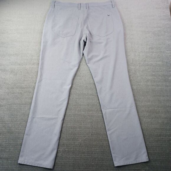 Travis Mathew Pants Mens 34x31 Gray Open to Close Weekend Khakis Trousers Slacks - Picture 2 of 9